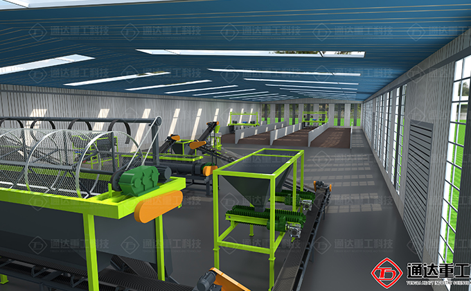 豬糞有機肥生產(chǎn)線